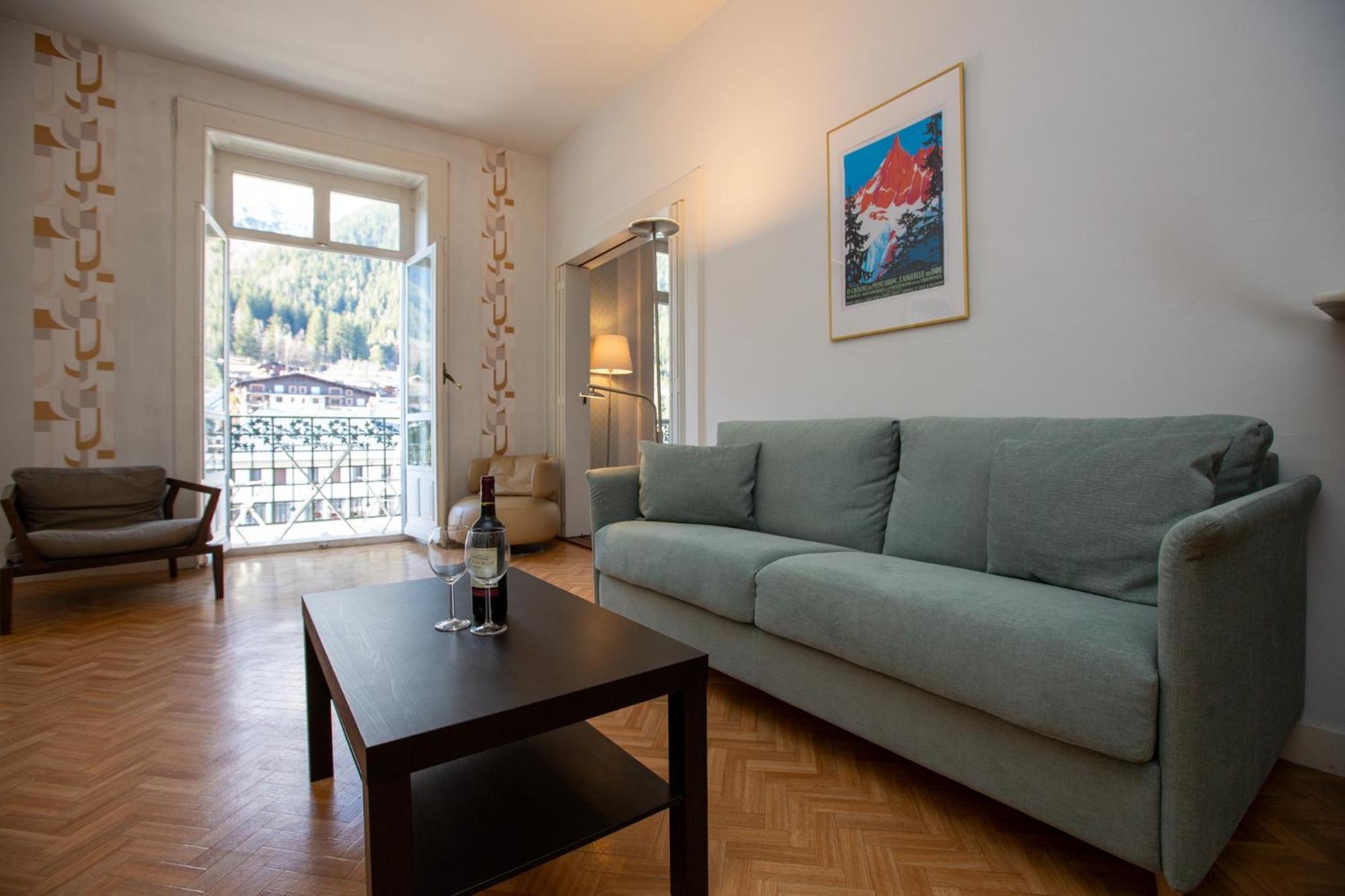 Majestic T2 Calme, Spacieux, Central, Avec Parking Chamonix Luaran gambar